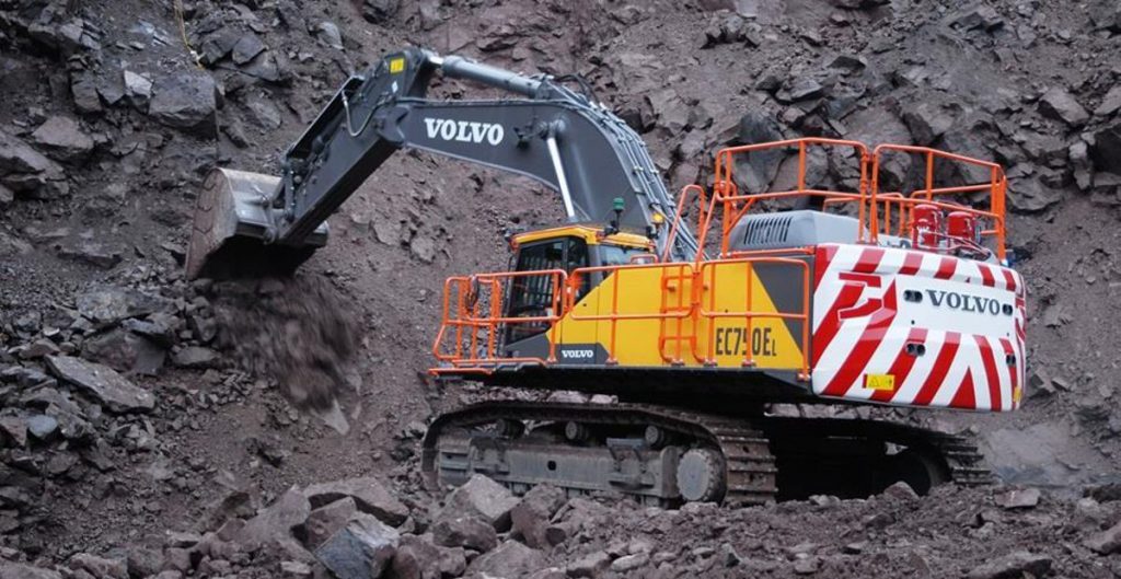 John Wainwright's Volvo EC750E Excavator a solid performer