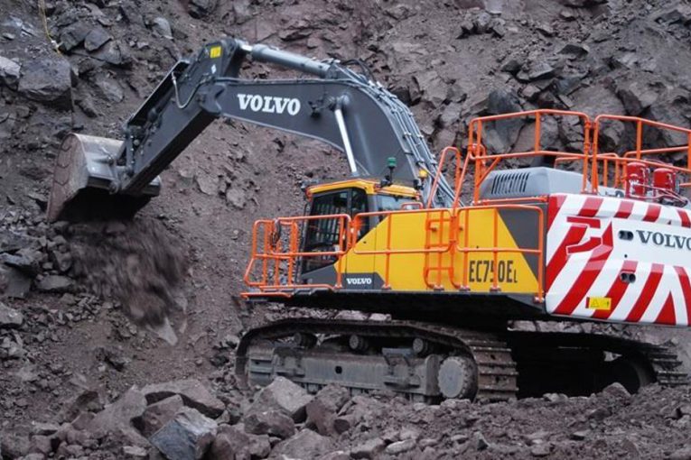 John Wainwright's Volvo EC750E Excavator a solid performer