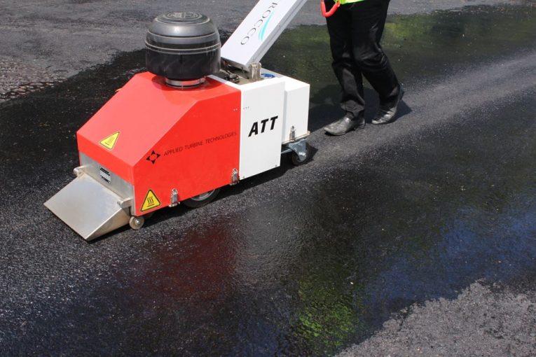 Zirocco Surface Dryer heats up the road marking industry