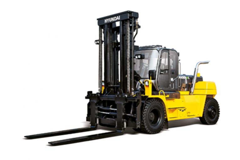 Hyundai's compact 160D-9L heavy forklift perfect for heavy duty applications