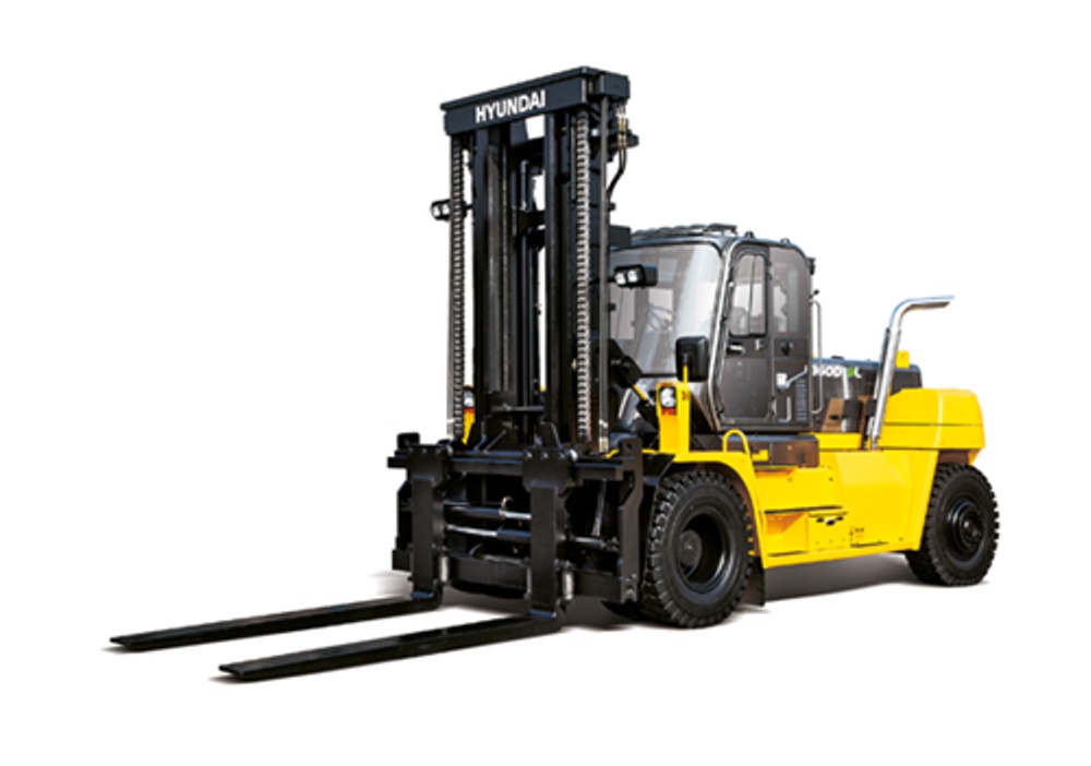 Hyundai's compact 160D-9L heavy forklift perfect for heavy duty applications
