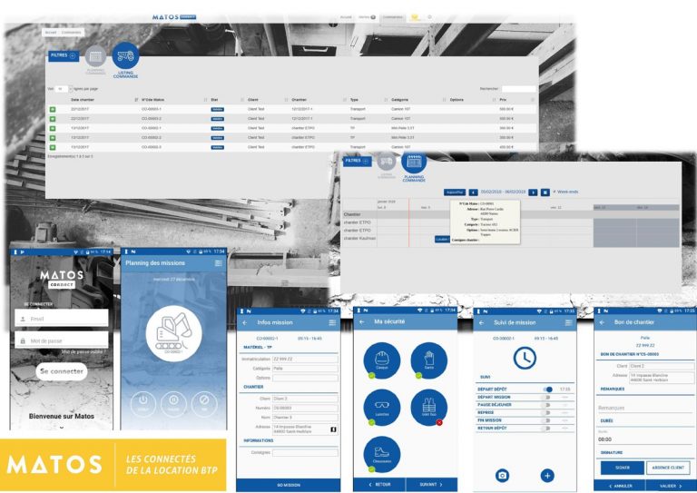 MATOS CONNECT, the digital assistant for trucks and machines rental companies