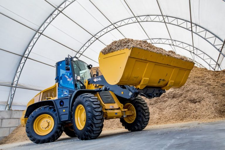 Lift more and move faster with new John Deere 344L Compact Wheel Loader