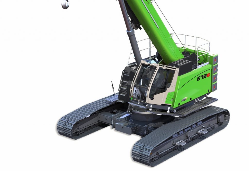 SENNEBOGEN 673 R-HD E-series updated with the successful 70 tonne telescopic crane