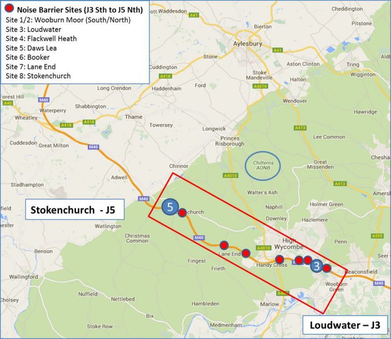 Noise barriers to be installed on M40 Motorway in England - Highways Today
