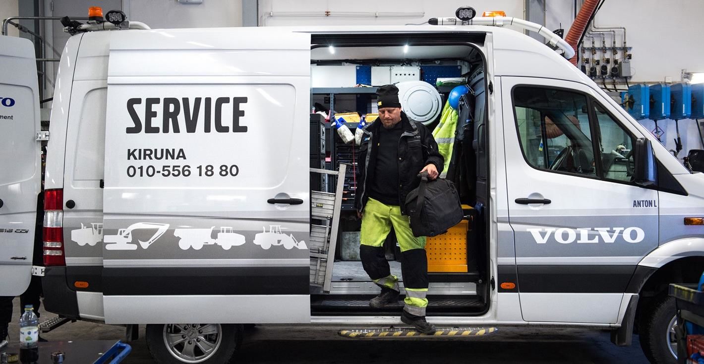 A day in the life of a Volvo Technician in Kiruna