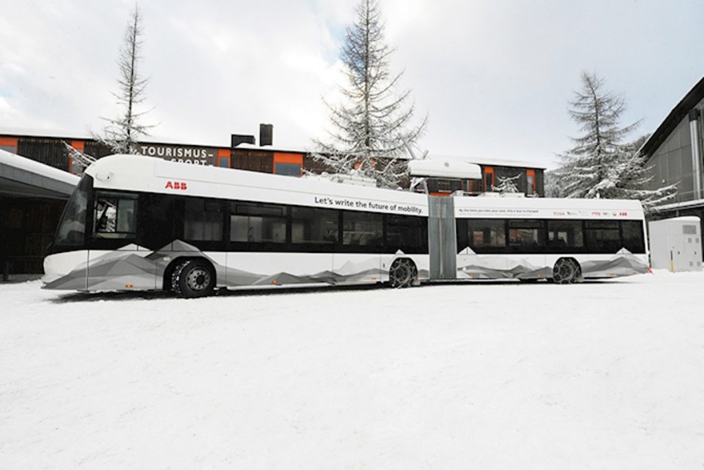 ABB and City of Davos drive sustainable mobility with e-vehicle innovation