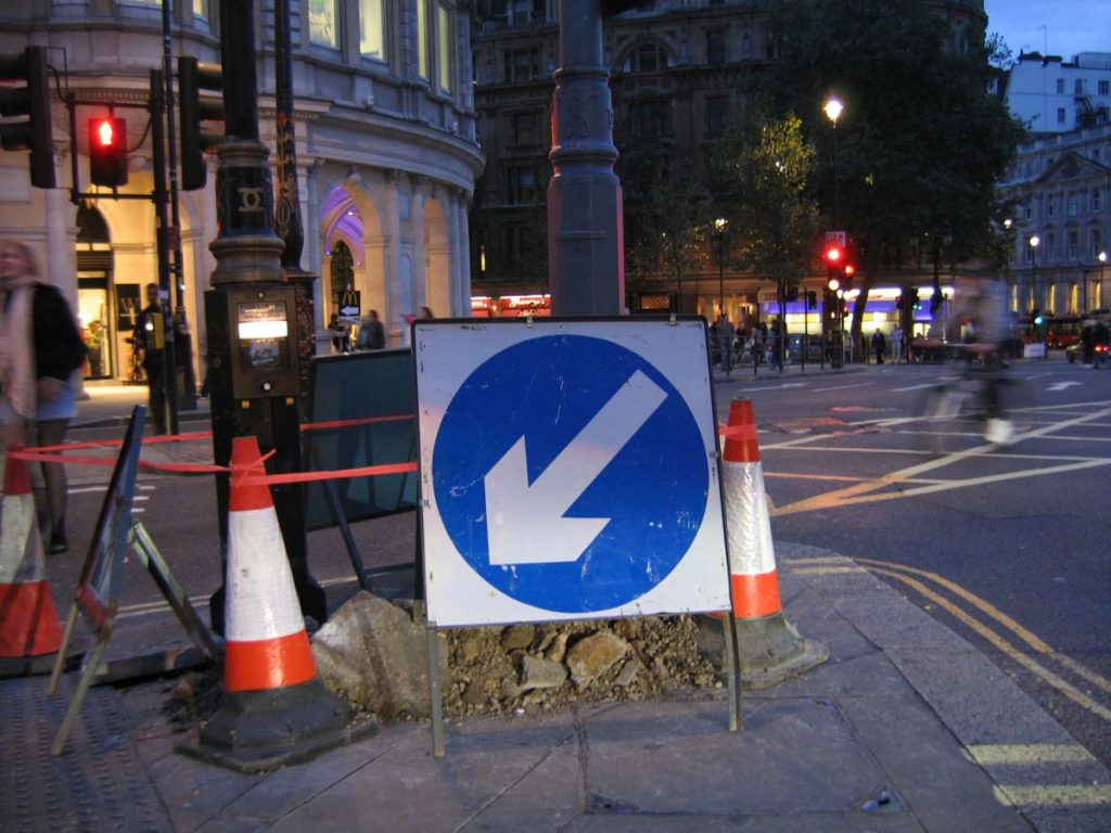 Construction Sign - Photo by Jake Setlak