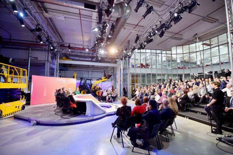 JCB provides industrial backdrop for BBC's Question Time