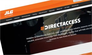 JLG Industries launches digital resource centre DIRECTACCESS