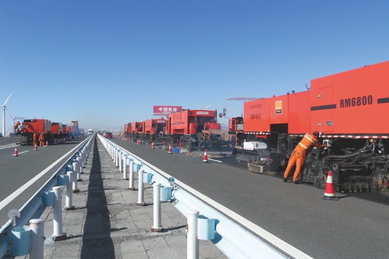 Freetech Hot-In-Place Recycling plays a key role on the Silk Road