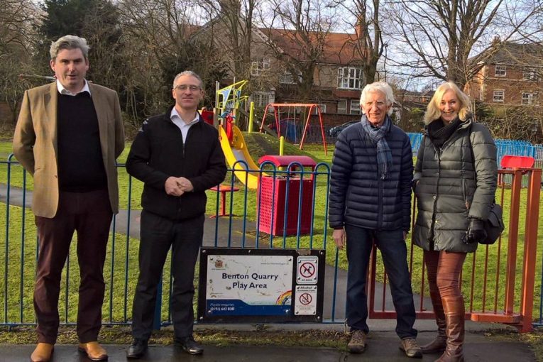 Old road surface paves the way for local park upgrades