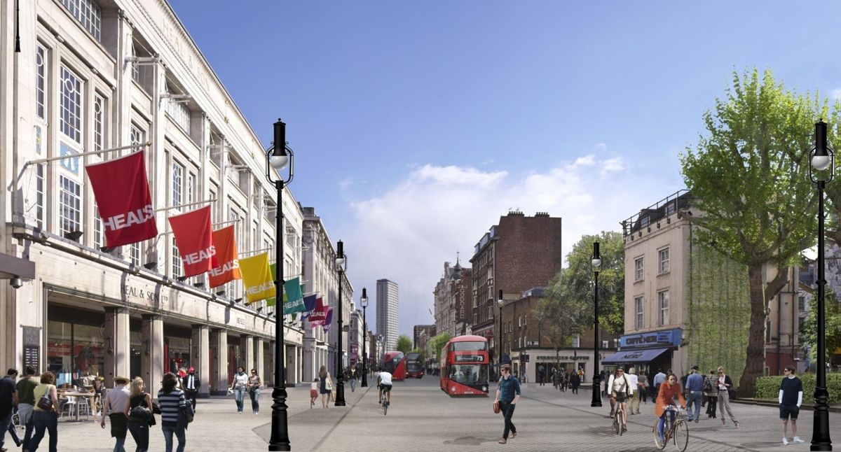 Eurovia wins contract to transform London’s busy Tottenham Court Road