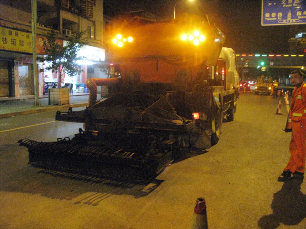 Repair using Freetech Patching Vehicle
