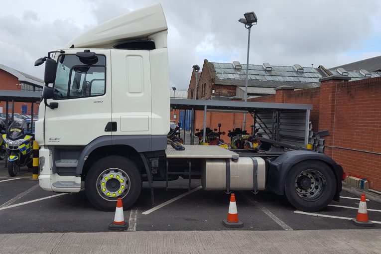 Police HGV on final patrol after catching over 5,000 careless drivers