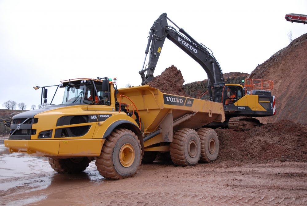 Morris-Perry add a new Volvo A45G Hauler to the quarry fleet