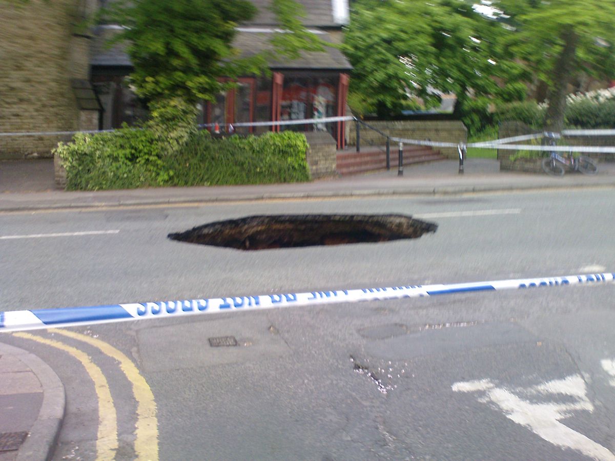 Potholes in the UK are a national disgrace