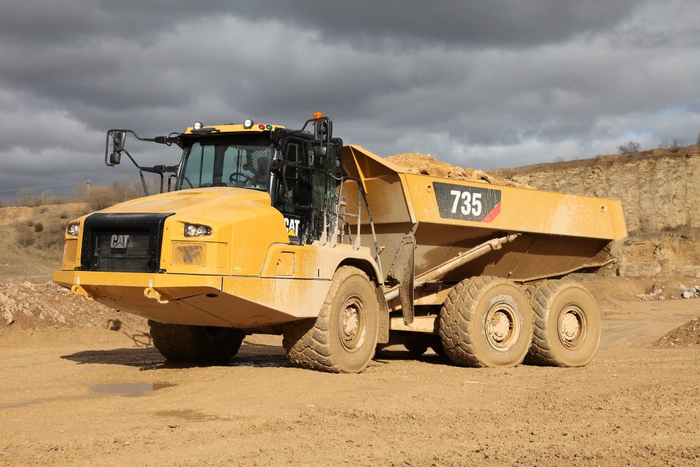 Cat Articulated Trucks redesigned for safety and enhanced operation