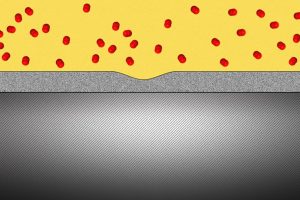 Researchers have found that a solid oxide protective coating for metals can, when applied in sufficiently thin layers, deform as if it were a liquid, filling any cracks and gaps as they form. Image by Christine Daniloff/MIT