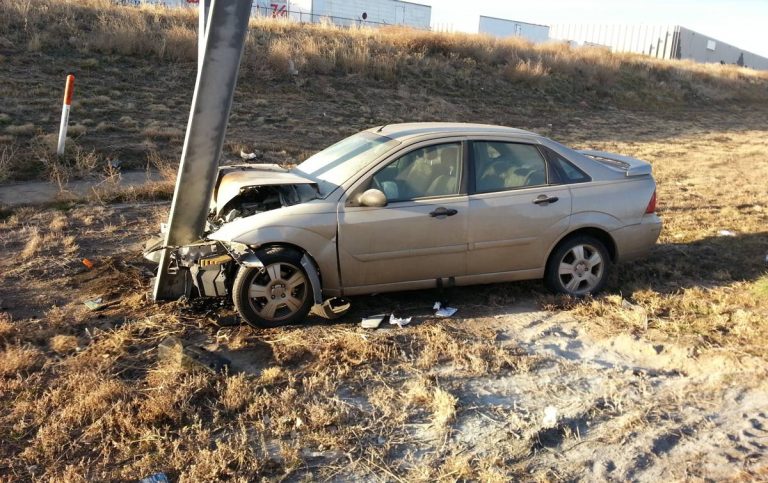 Crashing cars into poles at Traffex Seeing Is Believing