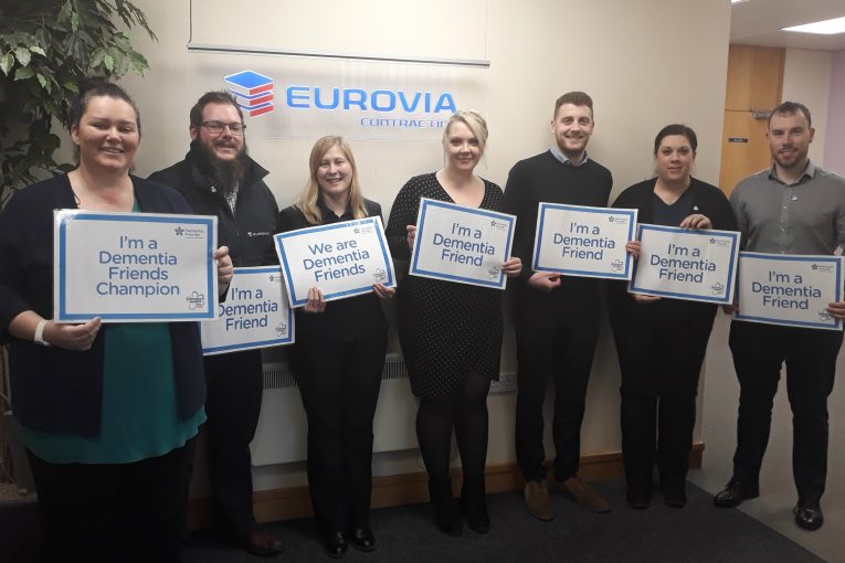 Eurovia hails their Dementia Friends in Dementia Action Week