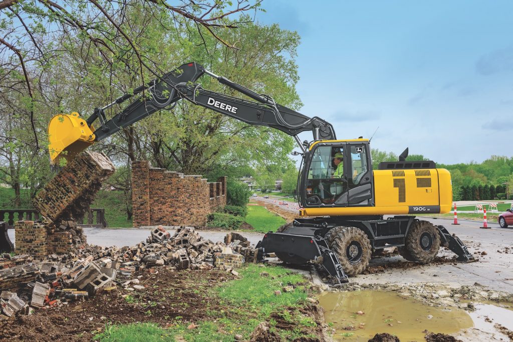 John Deere updates the 190G, the Swiss Army Knife of Wheeled Excavators