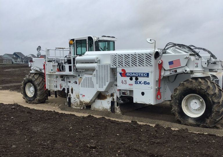 Chew It Up, Smooth It Out – Soil stabilizing made easy for warehouse build site