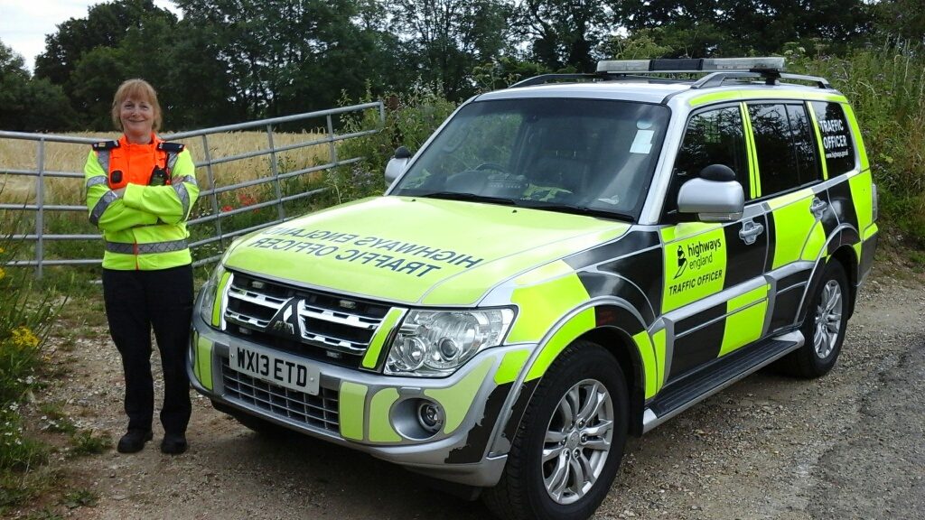 Highways England Traffic officer Siobhan Wares