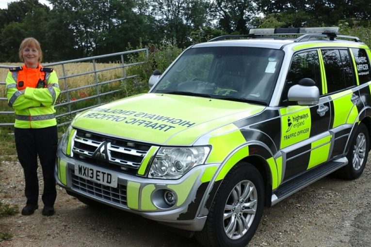 Highways England Traffic Officer looks at avoiding Bank Holiday breakdowns