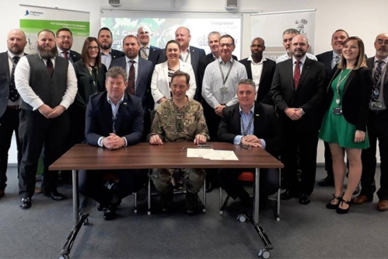 UK's biggest road upgrade first project to commit to Armed Forces Covenant