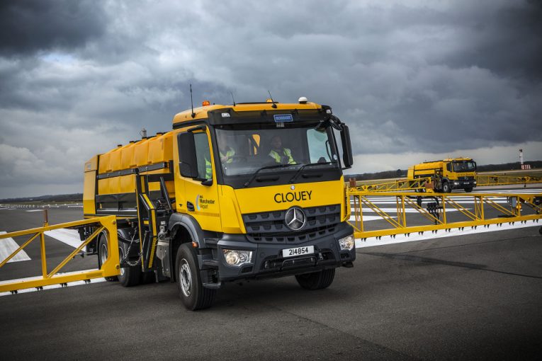 Mercedes-Benz Arocs keep Manchester Airport flying