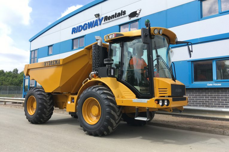 Hydrema 912F 12 ton Dump Trucks arrive at Ridgway Rentals