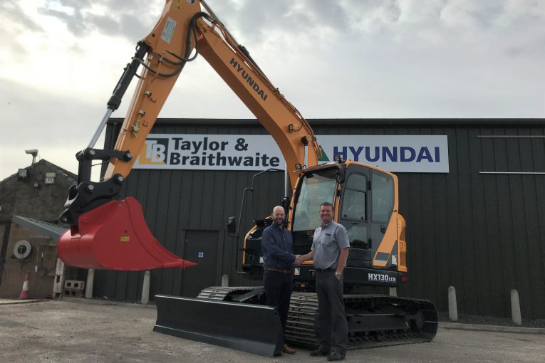 Hyundai delivers first HX130LCR Excavator in the UK