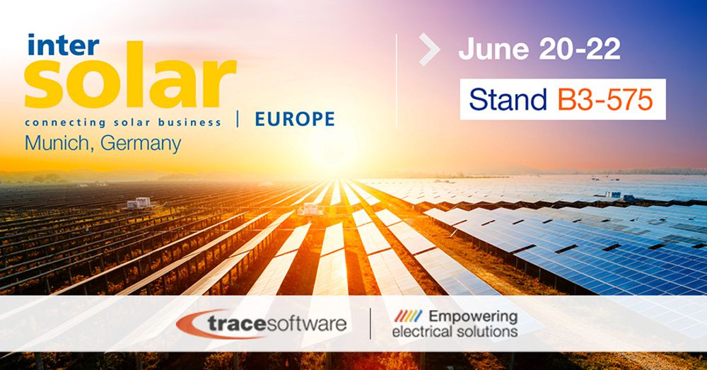 Trace Software exhibiting for a second year at Intersolar Europe