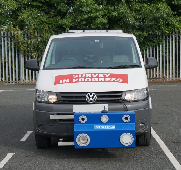 Estonian project measures the retroreflectivity their road markings