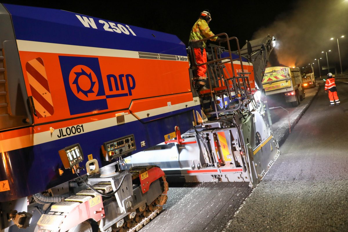 National Road Planing debuts high performance planer on M54 project
