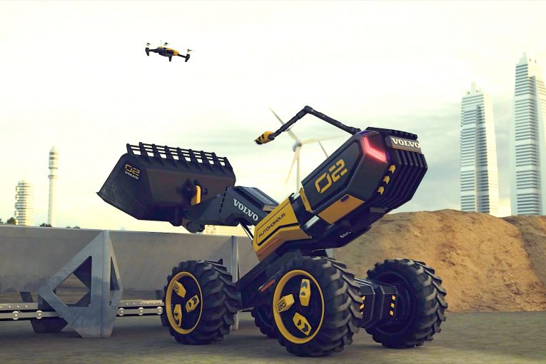 Volvo CE and LEGO Technic team to create an autonomous wheel loader concept