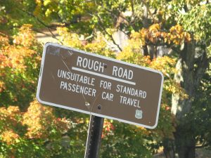 Rough Road Sign - Photo by Forest Wander