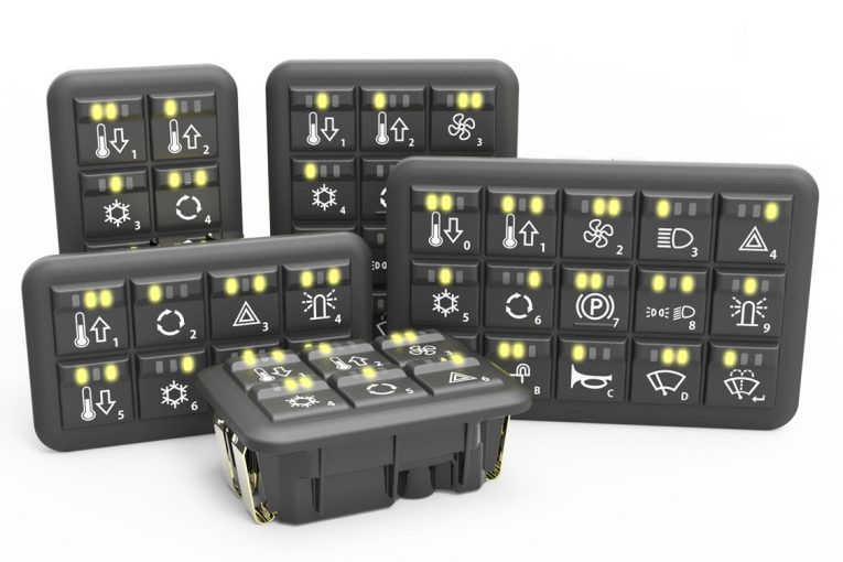 Grayhill updates CANbus Keypads and MMI Controllers for Off-highway machines