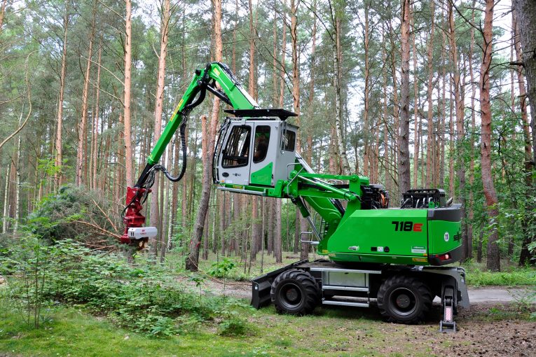 SENNEBOGEN timber harvesting solutions at Interforst in Munich
