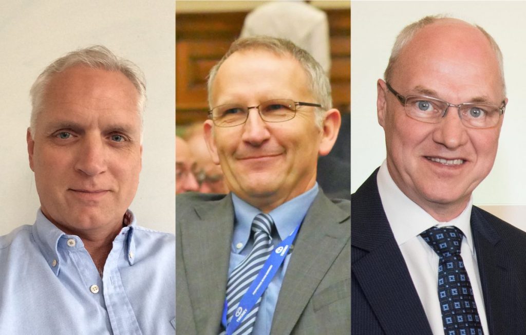 From L-R. Robert Bullen, Nick Ground and Nigel Baseley of GKD Technologies