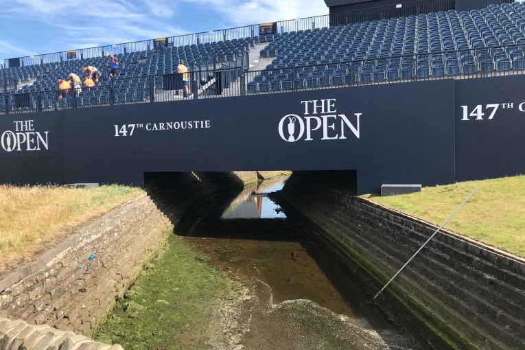 Mabey designs and installs two new bridges for The British Open at Carnoustie