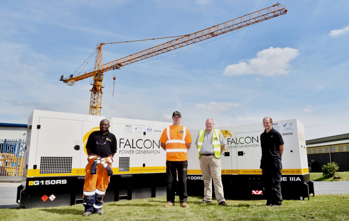 Falcon Tower Crane Services invests in JCB Generators