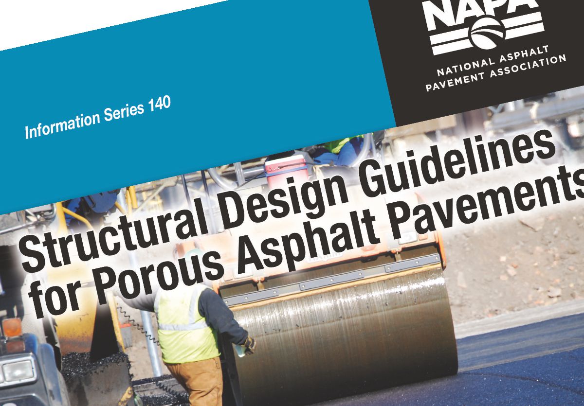 Structural Design Guide for Porous Asphalt is now available