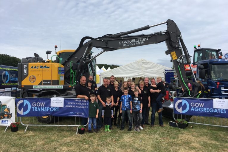 Volvo excavator completes the NC500 500 mile race around Scotland