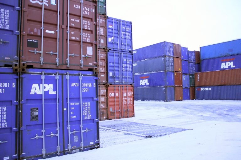 Containers - Photo by Trondheim Havn