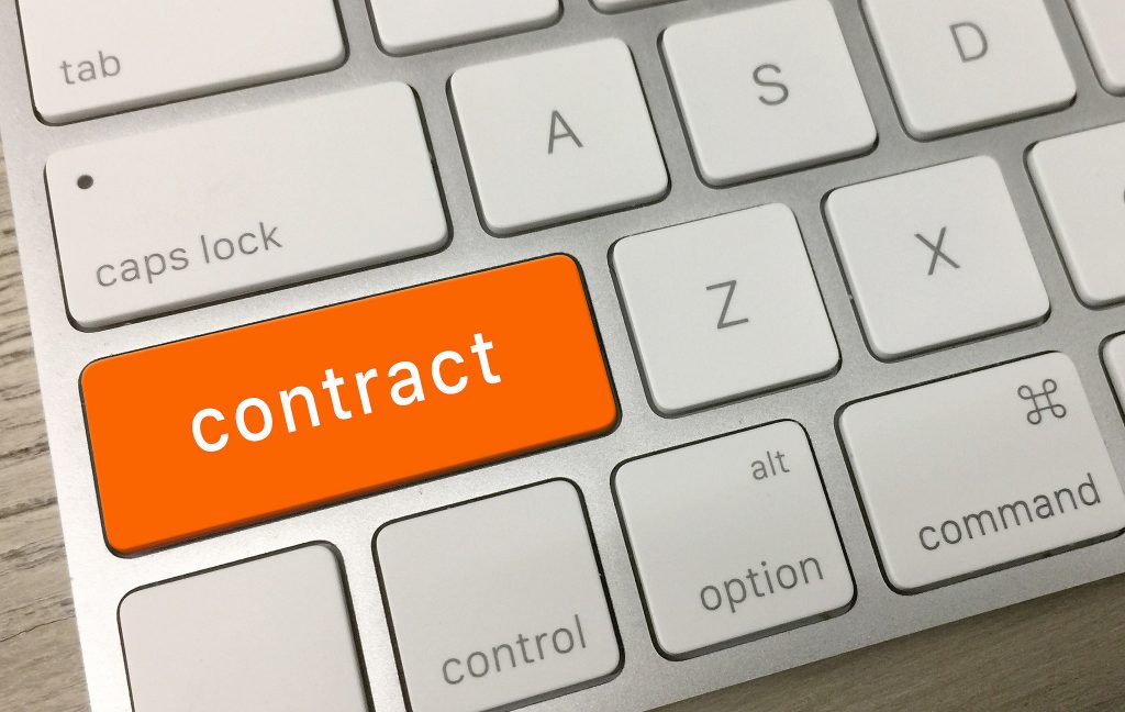 Contract Keyboard - Photo by Mike Lawrence
