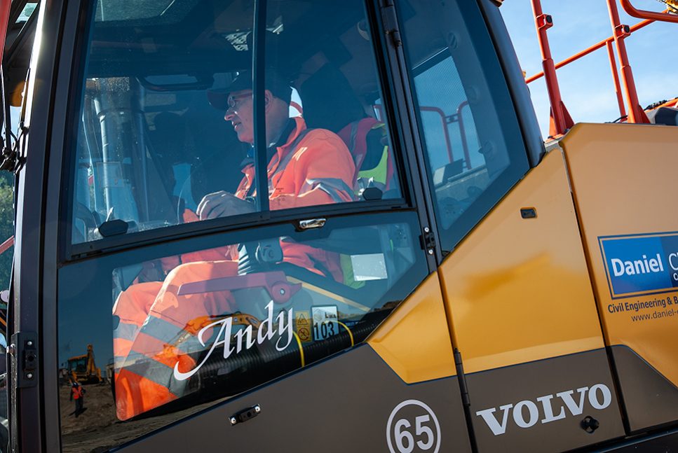 New Volvo Excavators for the Daniel Charles Construction fleet