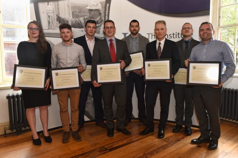 Institute of Quarrying Student Awards presented at the Tower of London
