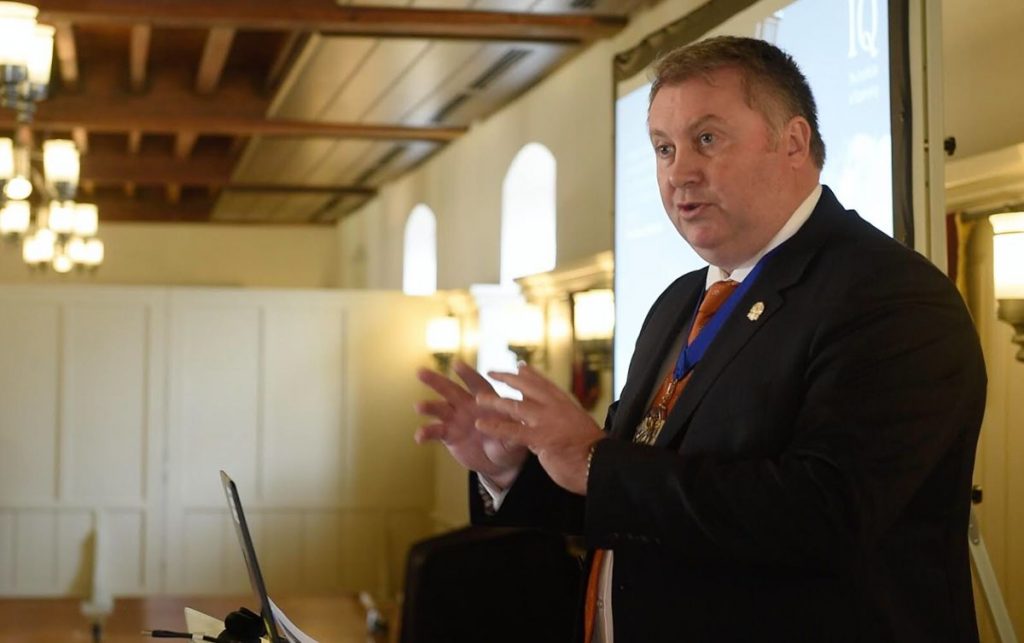 IQ President Phil Redmond reveals IQ future strategy at the Tower of London.